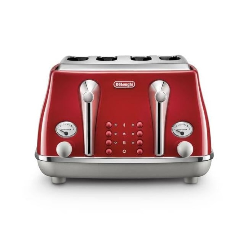 Delonghi Icona Capitals 4 Slice Toaster CTOC4003.R