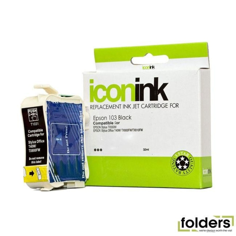 Icon Compatible Epson 103 Black Ink Cartridge