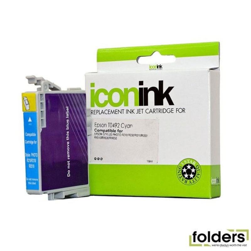 Icon Compatible Epson T0492 Cyan Ink Cartridge