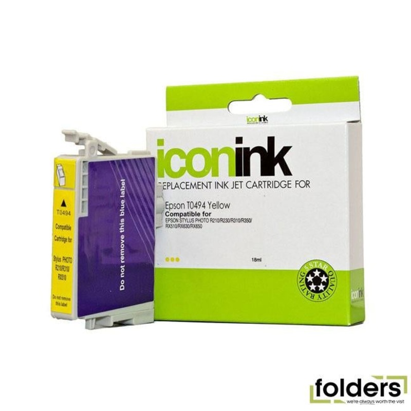 Icon Compatible Epson T0494 Yellow Ink Cartridge