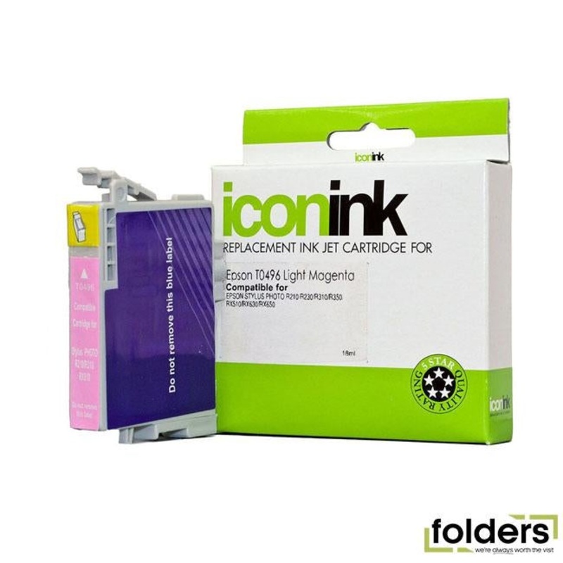 Icon Compatible Epson T0496 Light Magenta Ink Cartridge