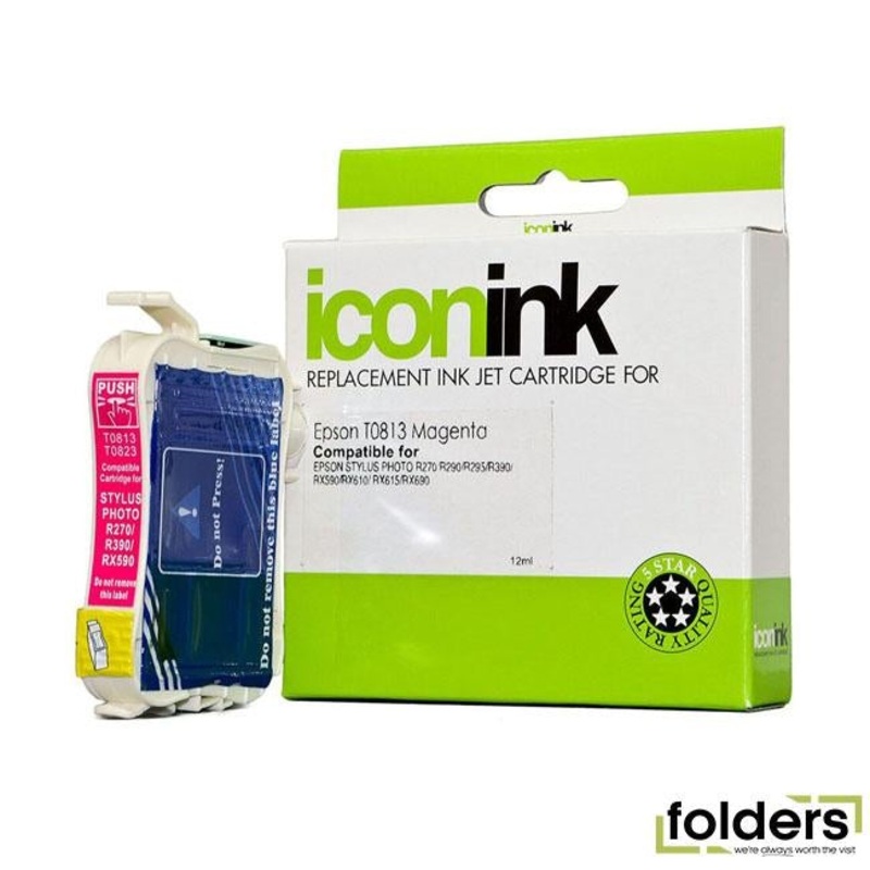 Icon Compatible Epson T0813 Magenta 81N Ink Cartridge
