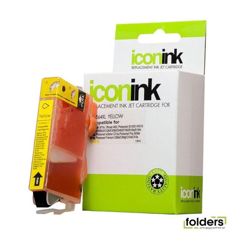 Icon Compatible HP 564 Yellow XL Ink Cartridge (CB325WA)