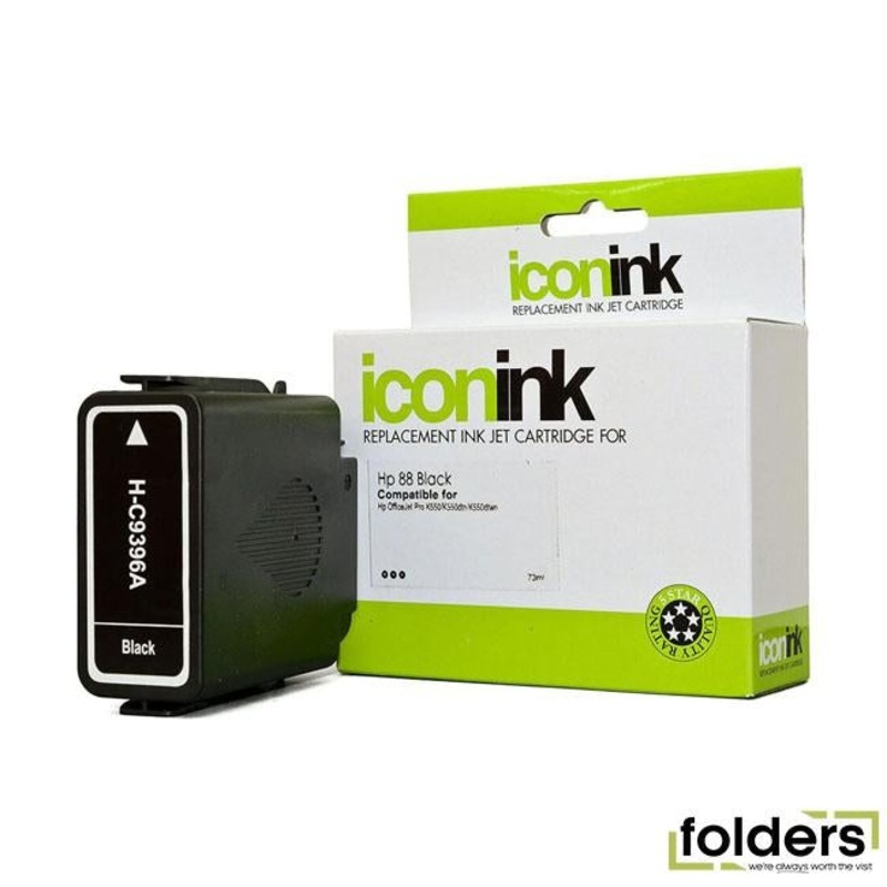 Icon Compatible HP 88 Black High Capacity Ink Cartridge (C9396A)