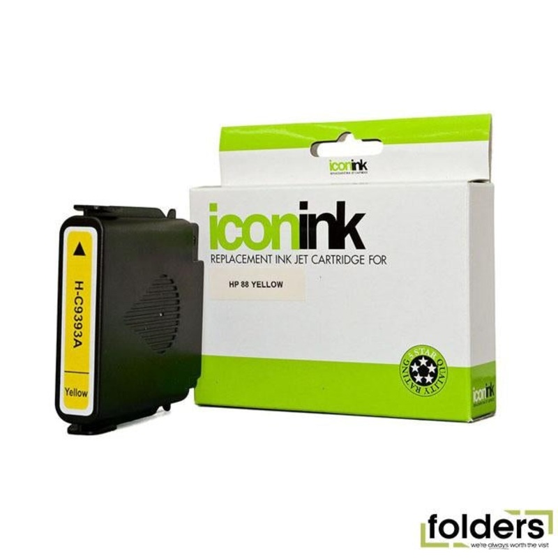 Icon Compatible HP 88 Yellow High Capacity Ink Cartridge (C9393A)