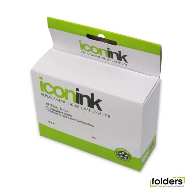 Icon Compatible HP 934XL Black Ink Cartridge (C2P23AA