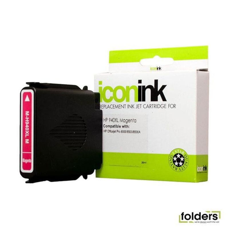 Icon Compatible HP 940 Magenta XL Ink Cartridge (C4908AA)