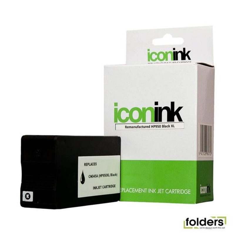 Icon Compatible HP 950 XL Black Ink Cartridge (CN045AA)