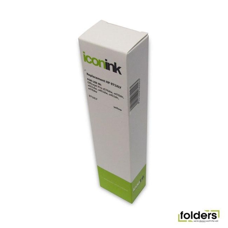 Icon Compatible HP 971 Yellow XL Ink Cartridge (CN628AA)