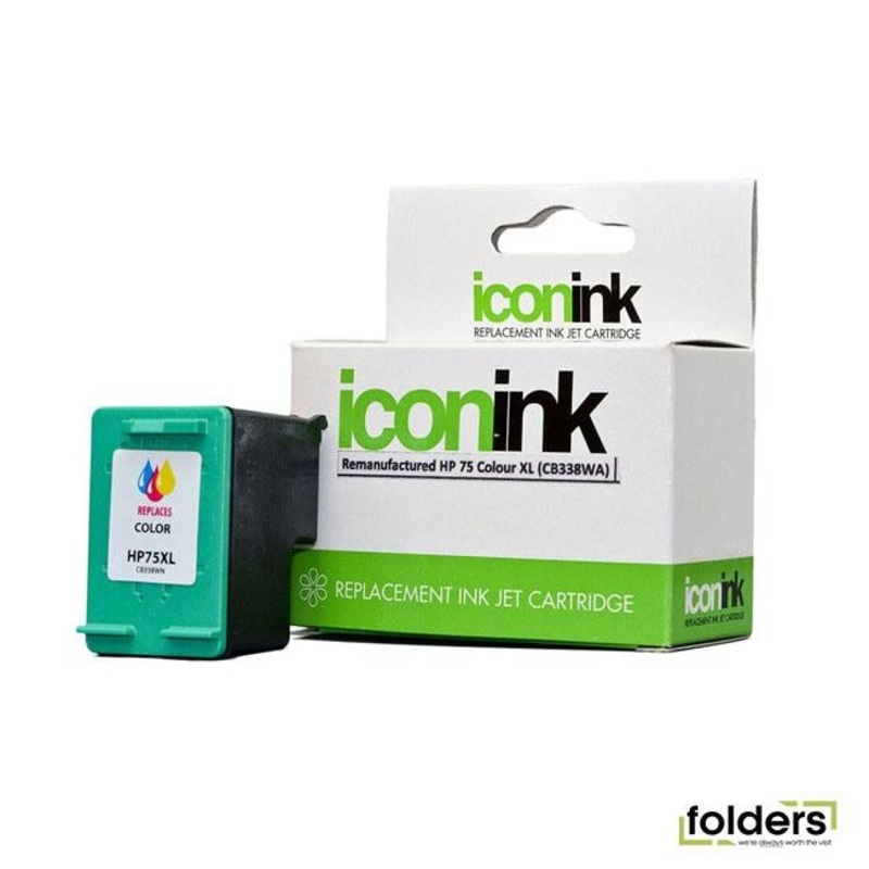 Icon Remanufactured HP 75 Colour XL Ink Cartridge (CB338WA)