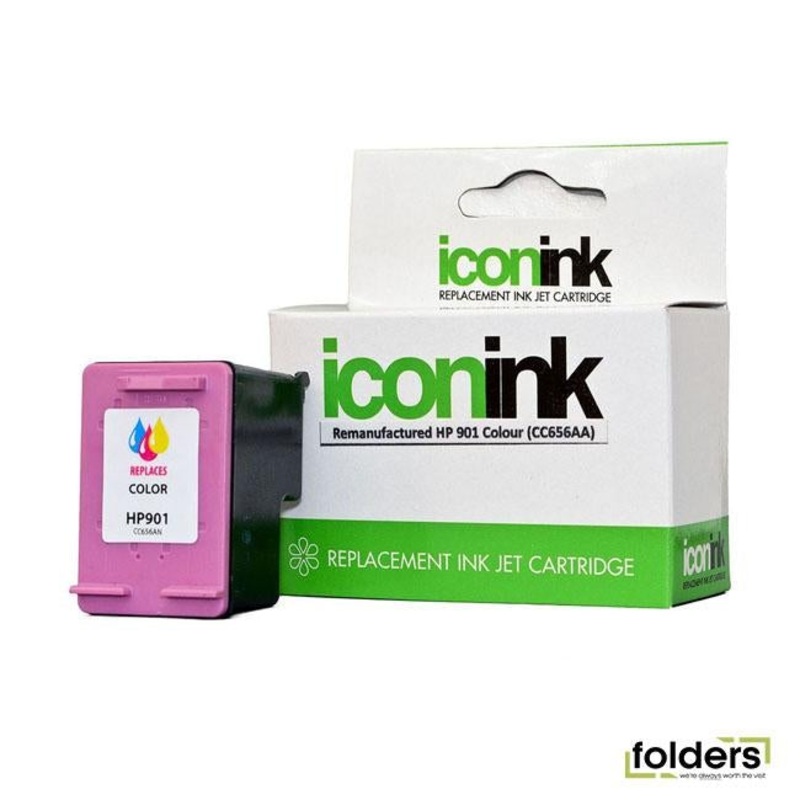 Icon Remanufactured HP 901 Colour XL Ink Cartridge (CC656A)