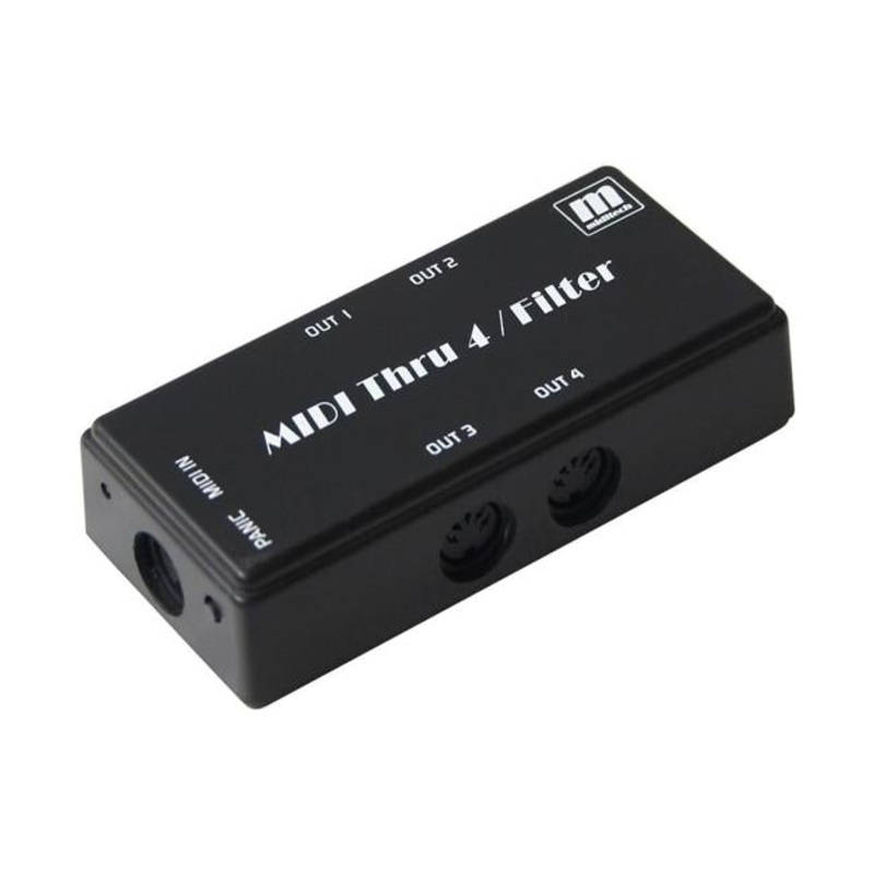 MIDITECH 1 IN 4 OUT MIDI THRU SPLITTER