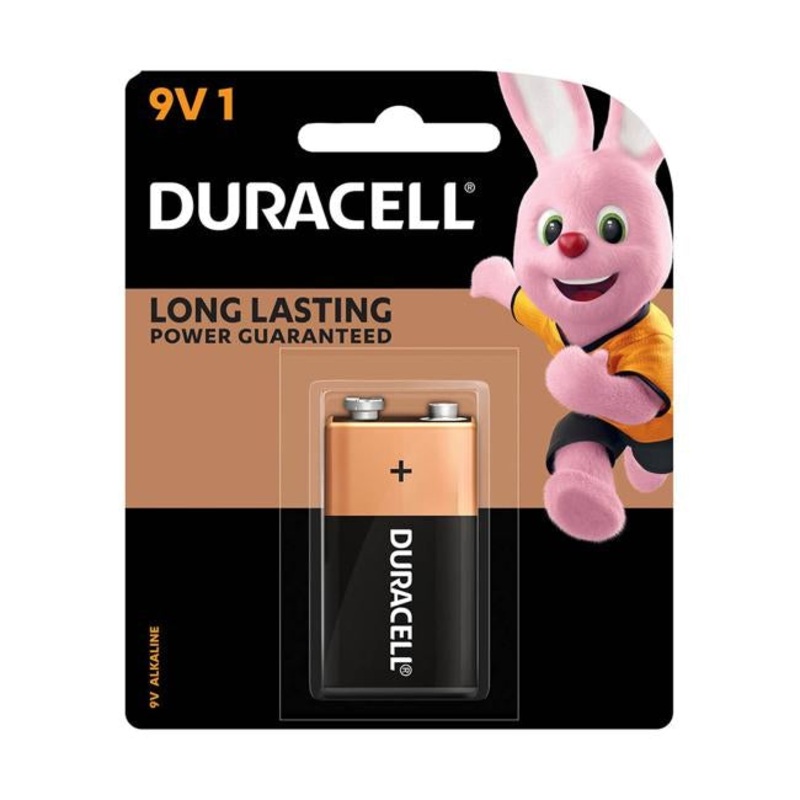 Duracell Coppertop Alkaline 9V Battery