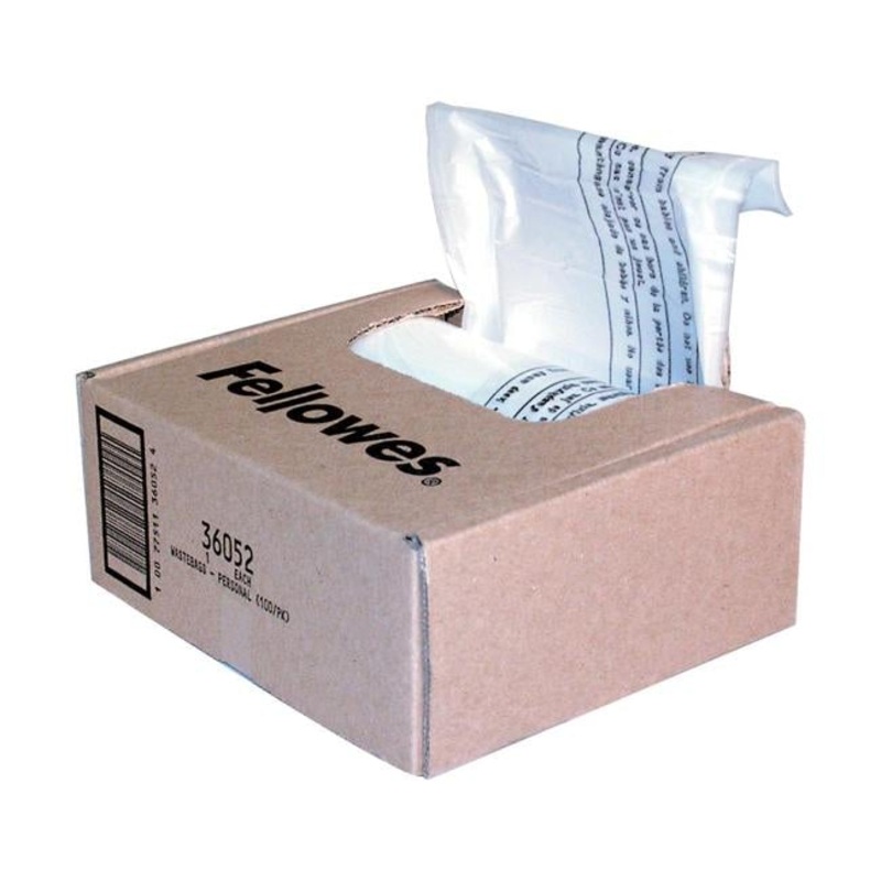 Fellowes Shredder Bags Home/SOHO 22-26L Pack of 100