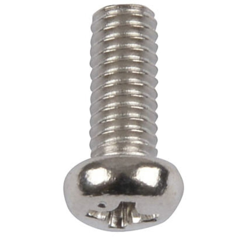 10mm x  M4 Round Phillips Head Steel Screw -  Pk.200