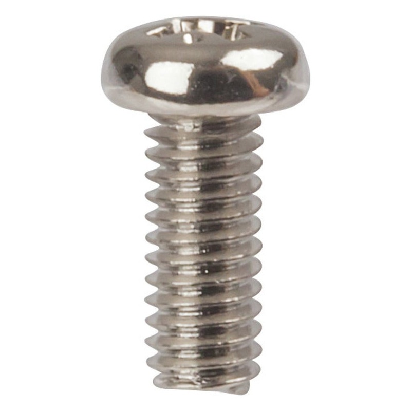10mm x M4 Round Phillips Head Steel Screws - Pk.25