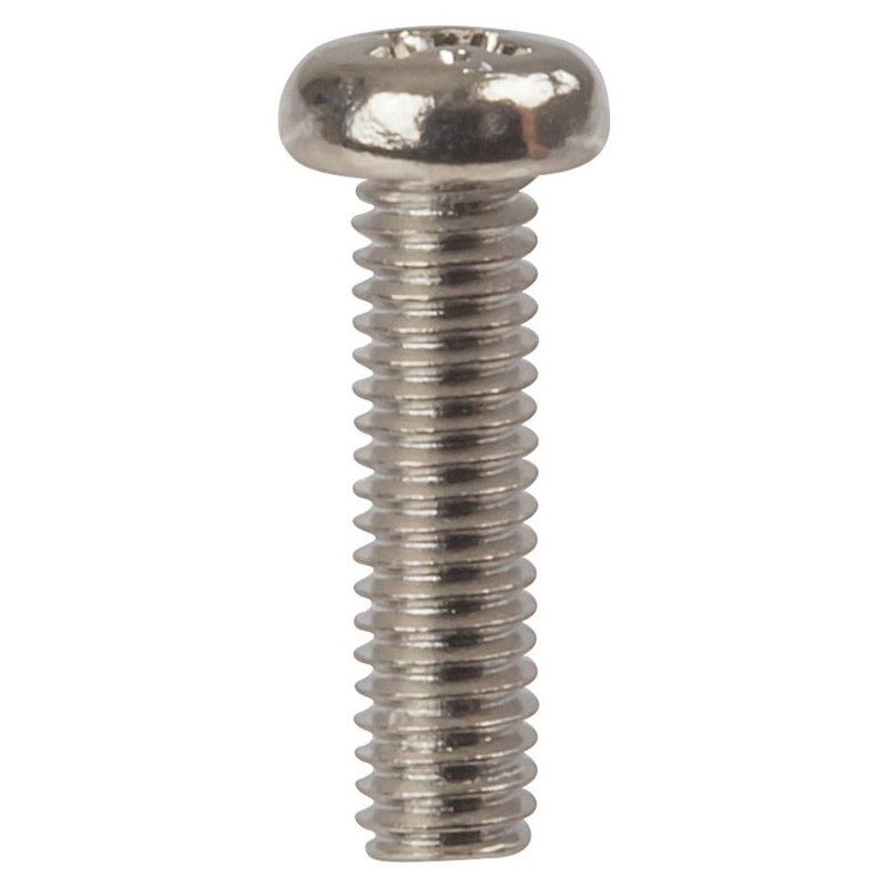 15mm x M4 Round Phillips Head Steel Screws - Pk.25