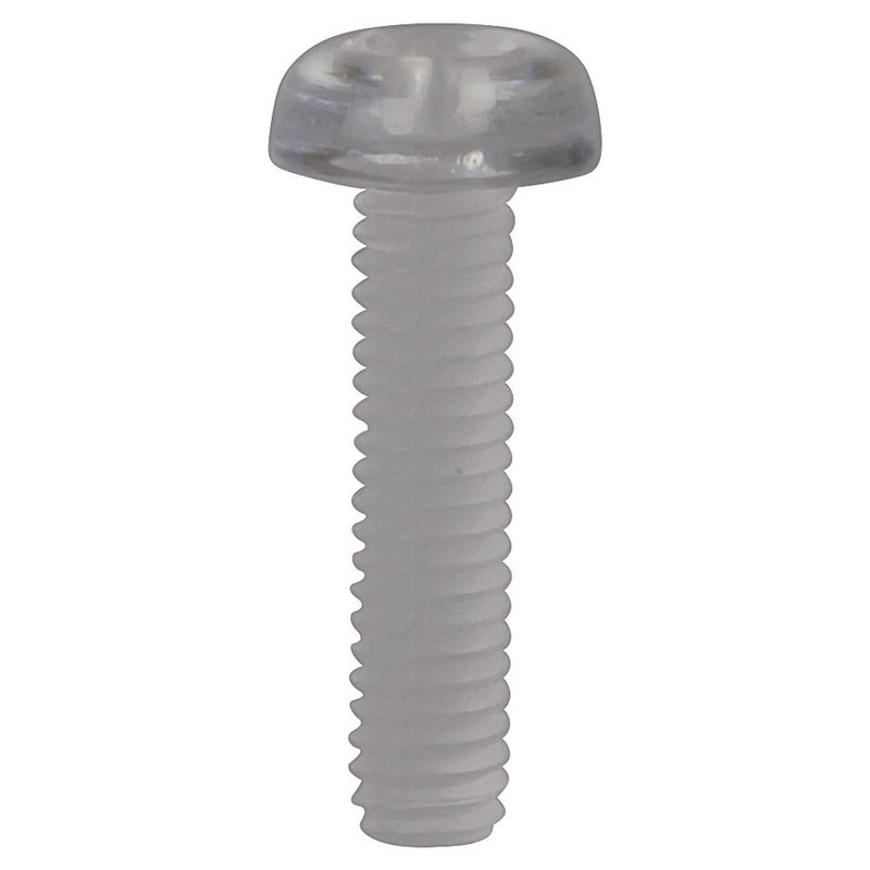 16mm x 4mm Nylon Screws - Pk.25