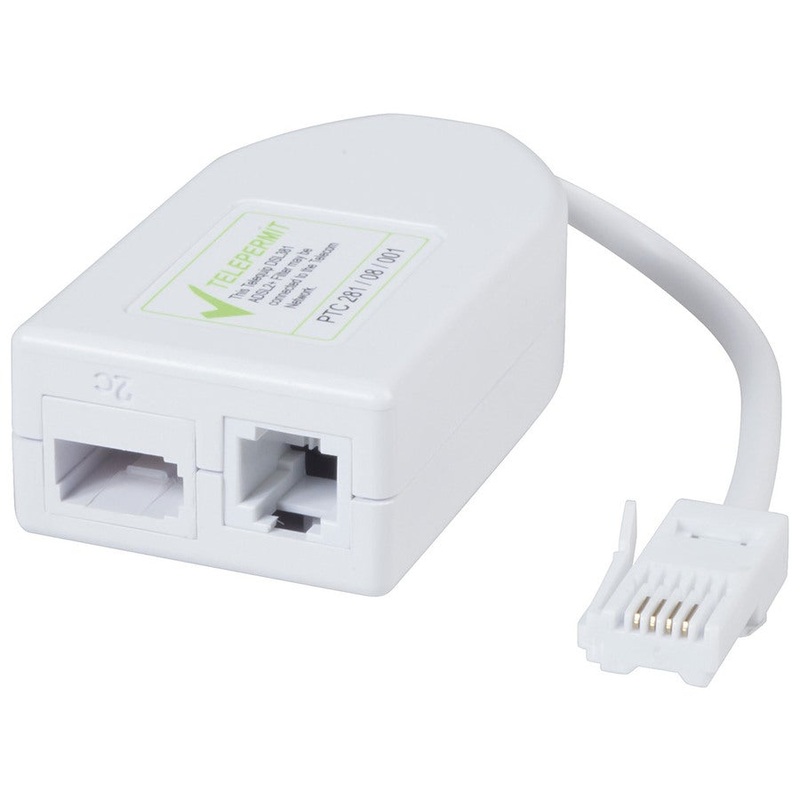 ADSL Line Splitter/Filter with Cable to Suit NZ