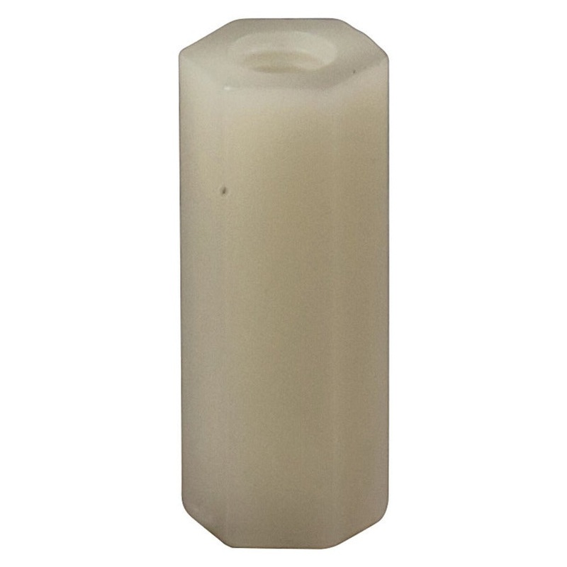 M3 x 15mm Tapped Nylon Spacers - Pk.25