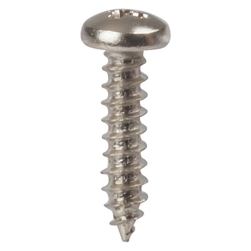 No.4 x 12mm Steel Self Tapping Screws - Pk.25