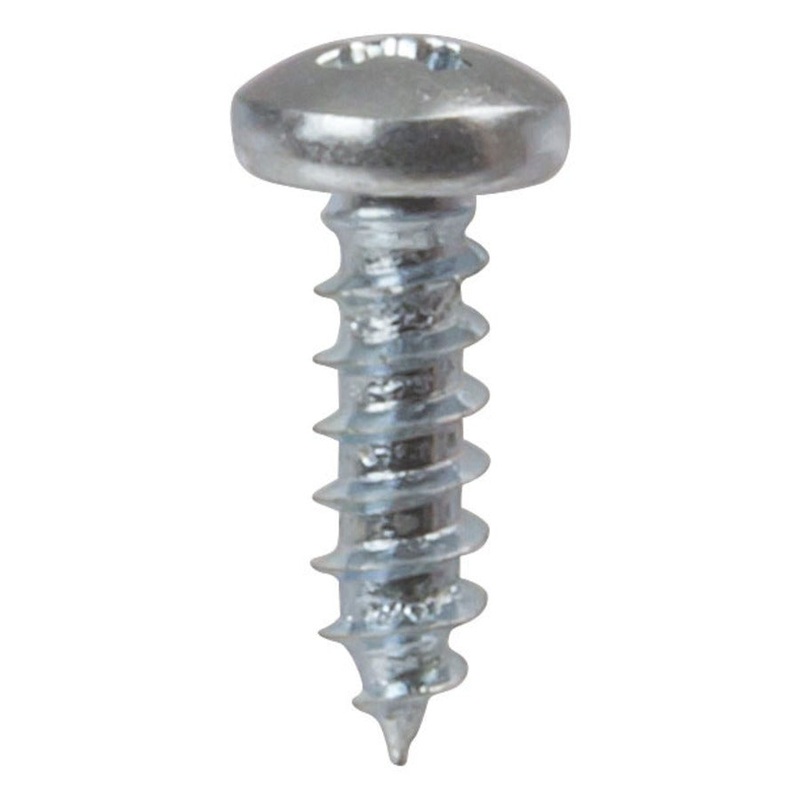 No.4 x 9mm Steel Self Tapping Screws - Pk.25