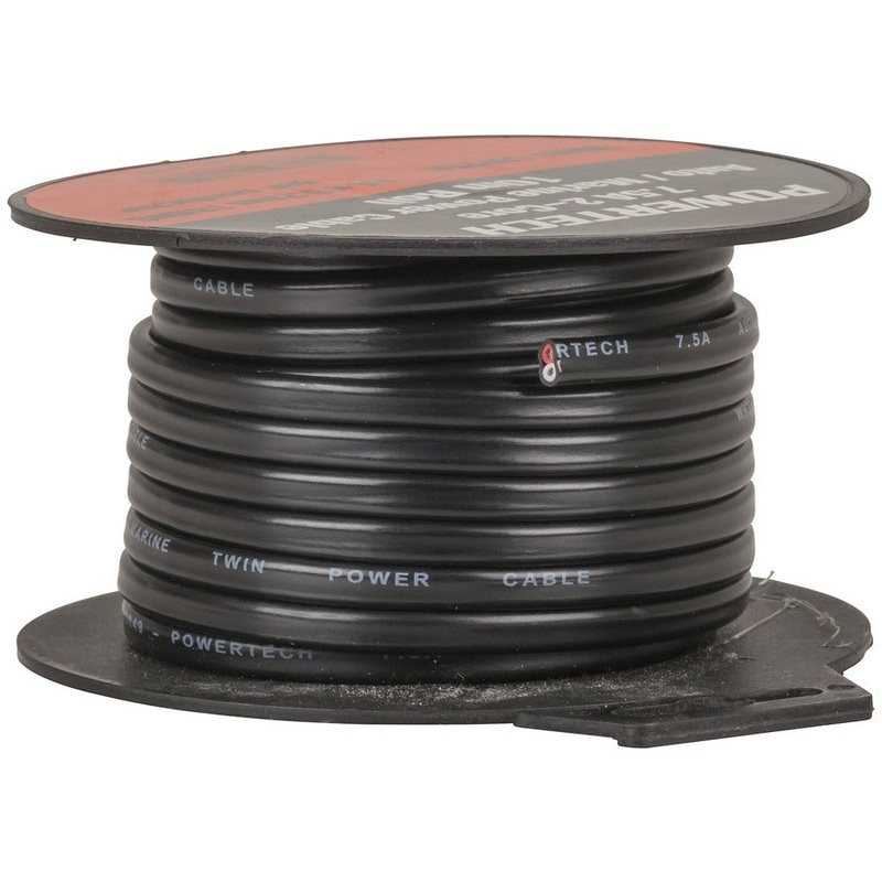 Auto/Marine Power Cable 7.5A 2 Core Tinned 10m