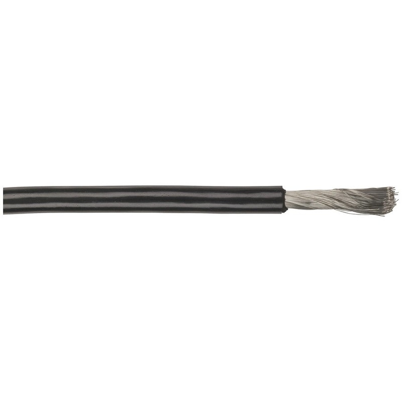 Black 8GA OFC High Current Power Cable - Sold per metre