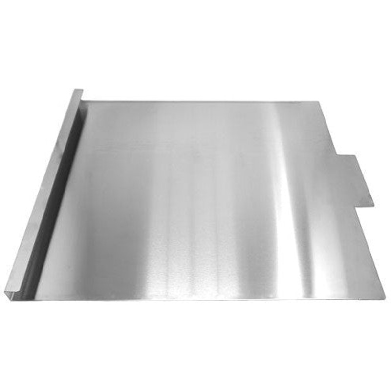 Omcan - 23.3" x 26.3" Stainless Steel Tank Cover for Gas Fryer #46020/46021, Pack of 2 - 47453