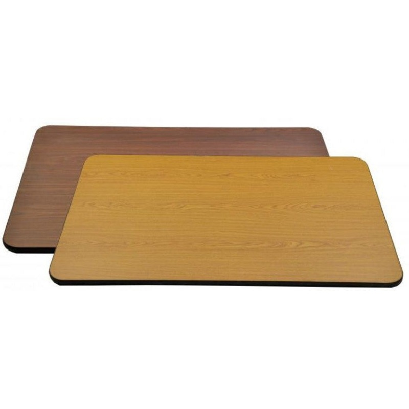 Omcan - 30 x 60 x 1 Oak/Walnut Rectangular Table Top - 44523