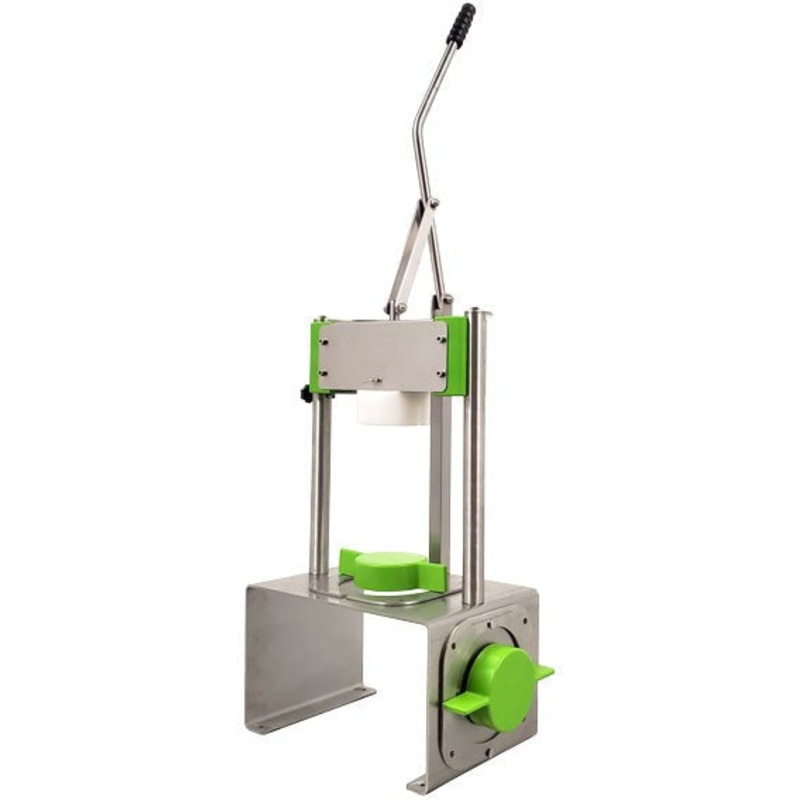 Omcan - Tabletop Pineapple Corer and Peeler Machine with Stainless Steel 89 and 95 Blades - 47415