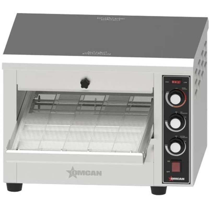 Omcan - 3600 W Countertop Conveyor Toaster with 14 Belt - 48387