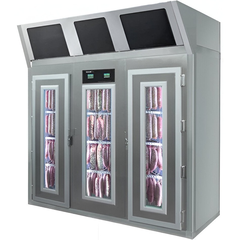 Stagionello - 100+300 Kg Salami Curing Cabinet with Climatouch and Fumotic - 45485