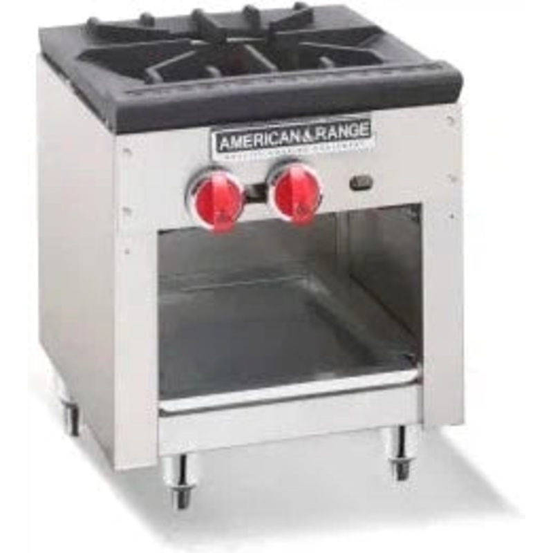 American Range - 18" Heavy Duty Stock Pot Stoves With 3-Ring Burner, Stainless Steel - ARSP-18