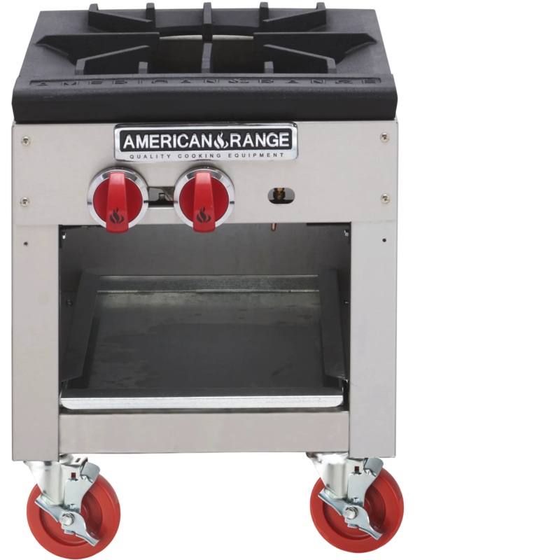 American Range - 18" Natural Gas Economy Style Stock Pot Stoves, Stainless Steel - SPSH-18