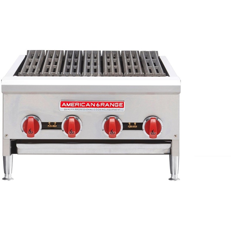 American Range - 24" Char-Rock Broiler, Stainless Steel - ARRB-24