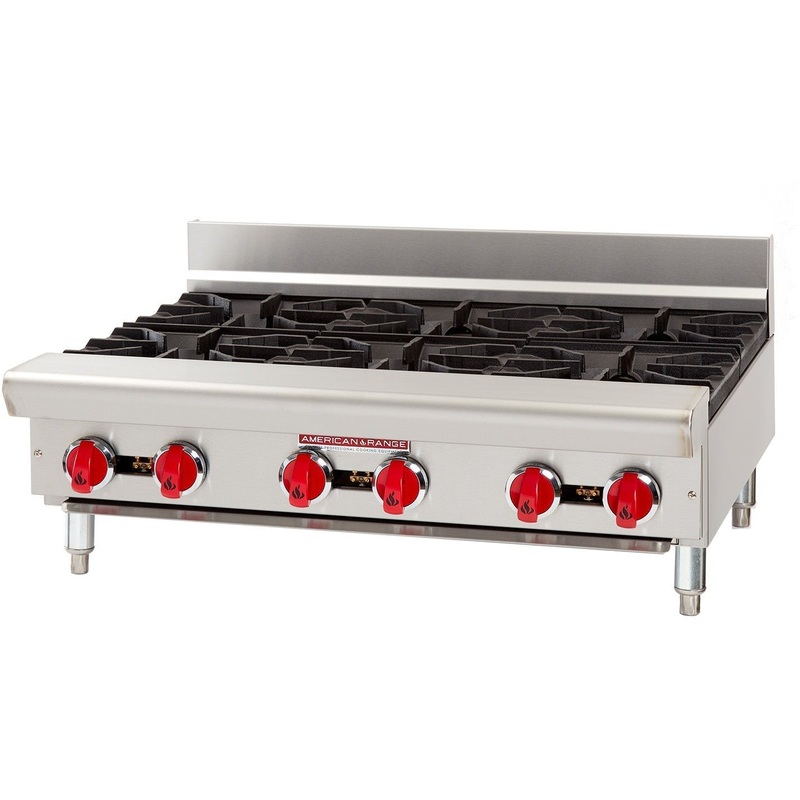 American Range - 24" Countertop Hot Plates, Stainless Steel - ARHP-24-4
