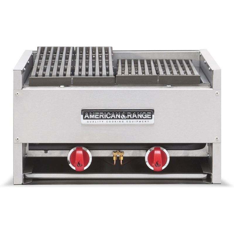 American Range - 24" Gas Lava-Rock Charbroiler - AECB-24