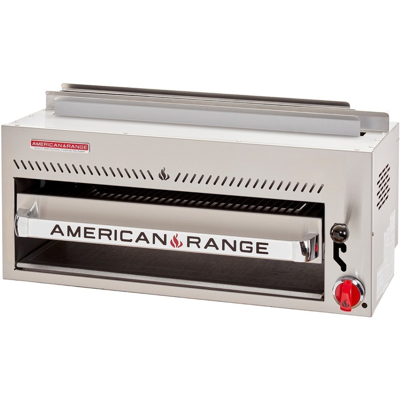 American Range - 36" Salamander Broiler, Single Control with 2 Burners, Stainless Steel - ARSB-36