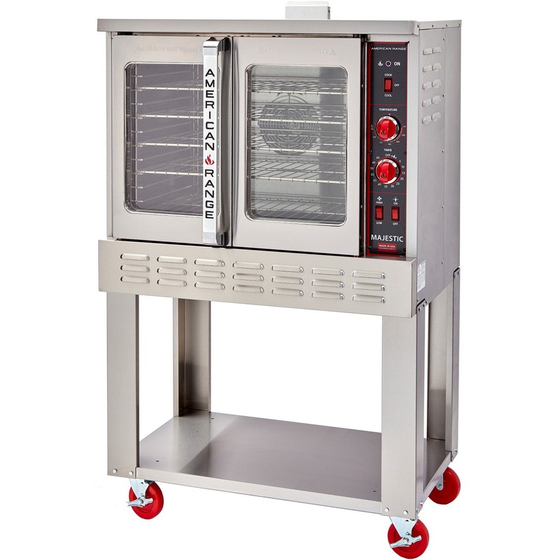 American Range - 40" Majestic Convection Oven Electric Single Deck, 3 Elements with Electric Controls and Solid Doors - MSDE-1