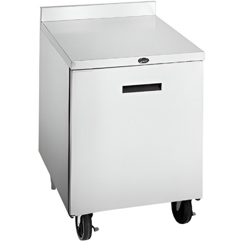 Randell - 27" Stainless Steel One-Section Worktop Refrigerator With Single Doors - 9402F-290 (Special Order 4-6 Weeks)
