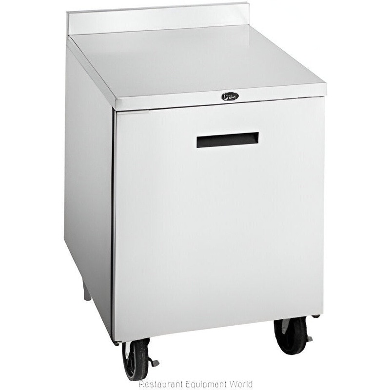 Randell - 27" Stainless Steel One-Section Worktop Refrigerator With Single Doors - 9404-290 (Special Order 4-6 Weeks)