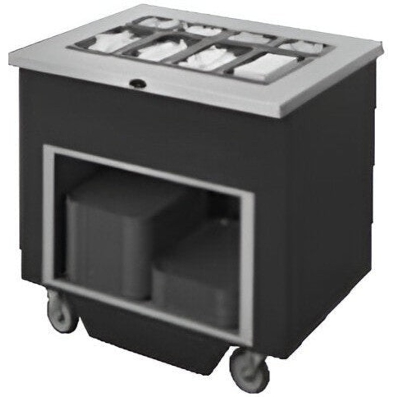 Randell - 30" Fiberglass Flatware & Tray Cart - RANFG SW-8 (Special Order 4-6 Weeks)