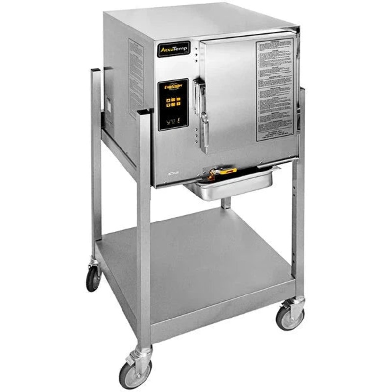 AccuTemp - 208V Evolution 6 Pan Stand-Mounted Electric Convection Boilerless Steamer - 208V - E62081D060 SGL