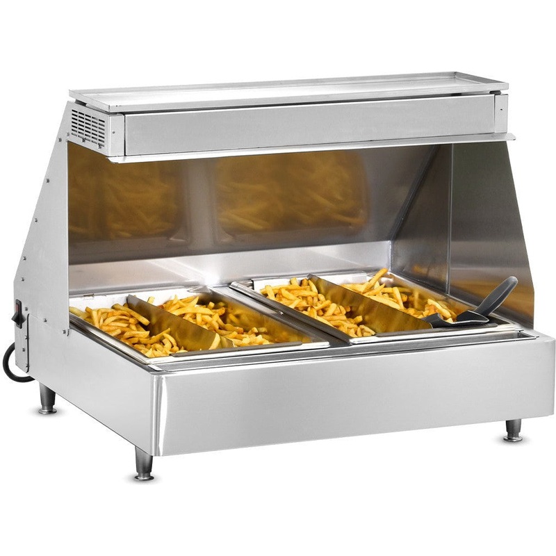 FWE - 120V 28" Countertop Fry Holding Station - HMC-1220-2-FD (Special Order 4-6 weeks)