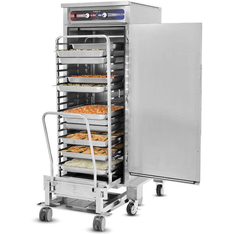 FWE - 120V Full Height Mobile Clymate IQ Insulated Roll-In Heated Holding Cabinet with 1 Solid Door - PHTT-CC-202-MW (Special Order 4-6 weeks)