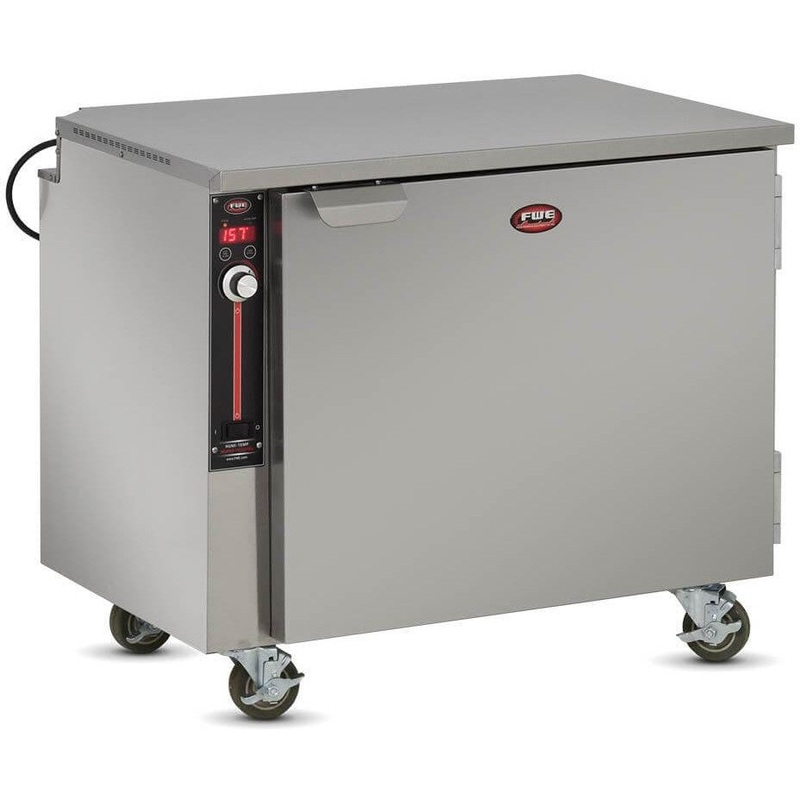 FWE - 120V Undercountertop Insulated Heated Holding Cabinet with 1 Solid Door and 7 Pans Capacity - HLC-SL1826-7-UC (Special Order 4-6 weeks)