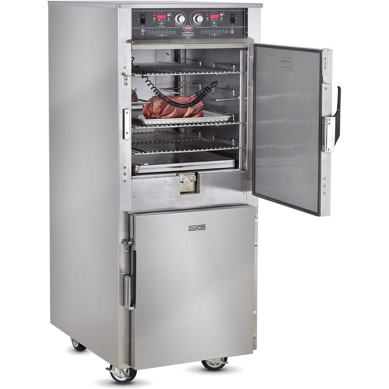 FWE - 208V Split Cavity Electric Cook & Hold Smoker Oven with 8 Pans Capacity - LCH-6-6-SK-G2 (Special Order 4-6 weeks)