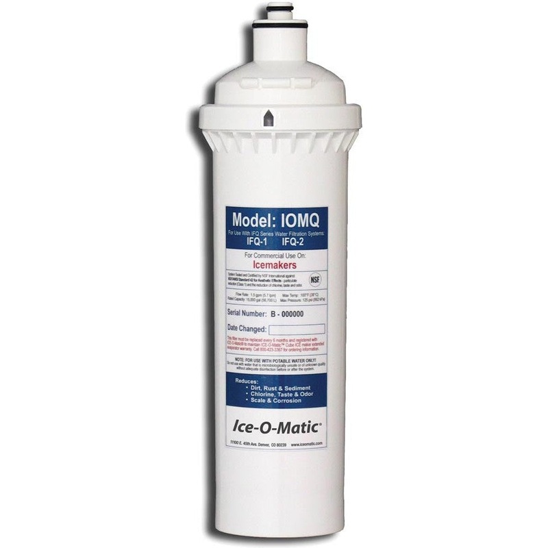 Ice-O-Matic - Water Filter Replacement Standard Cartridge for IFQ1 Water Filter System - IOMQ