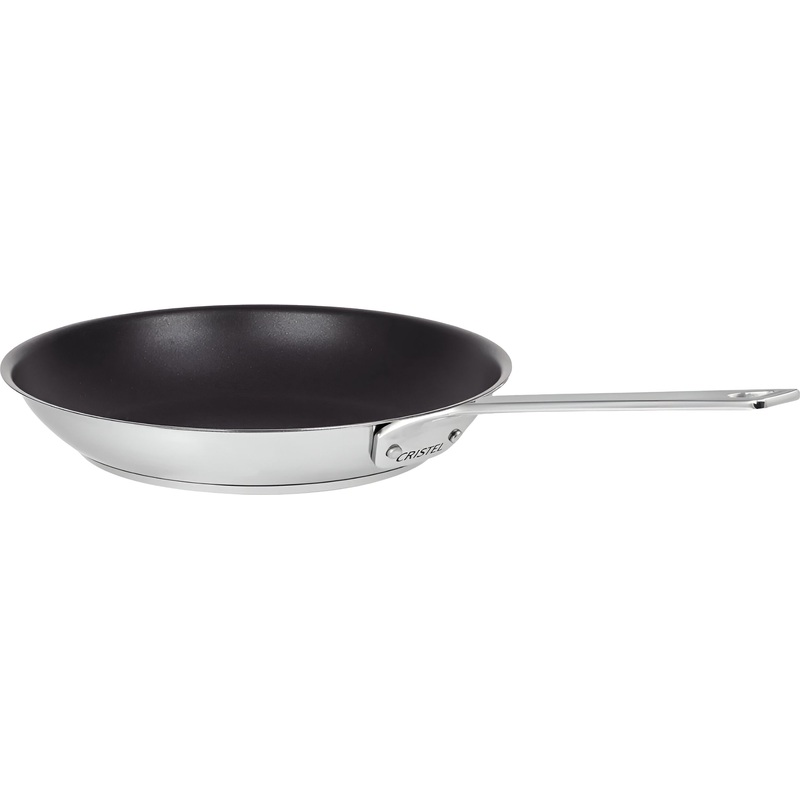 Cristel - 1826 Collection, 12" Stainless Steel Non-stick Frying Pan - P30MVE